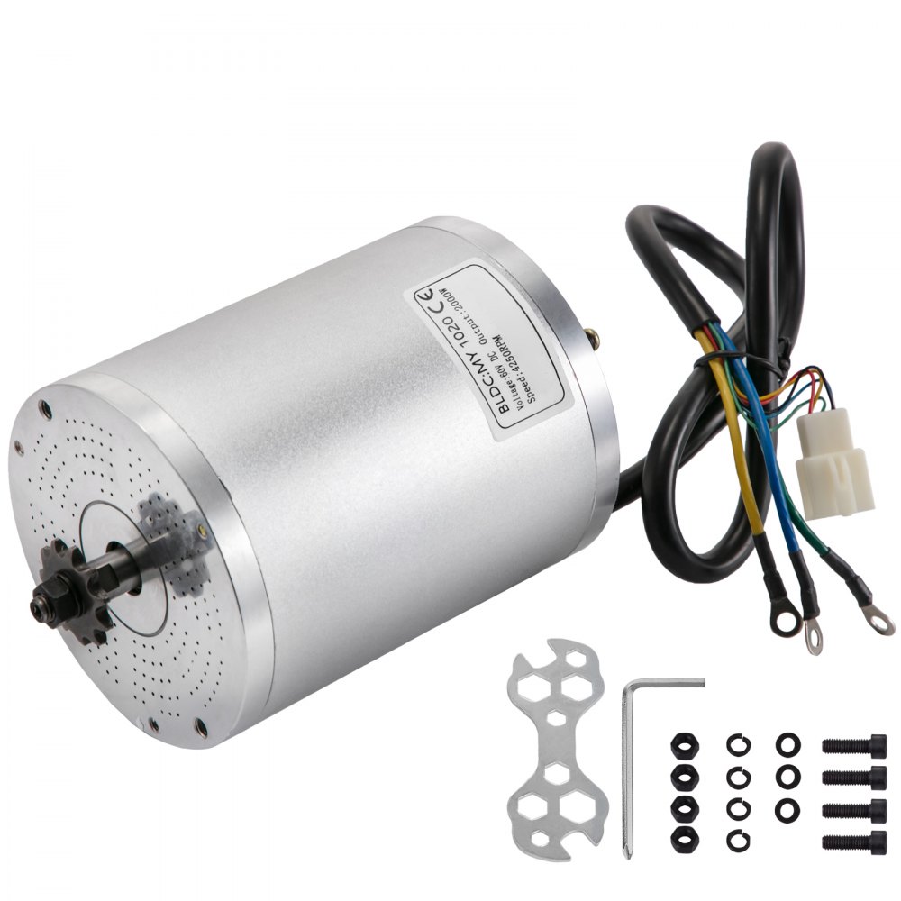 Electric Brushless Motor Dc 60v 2000w Motor Chain Drive For Go Kart