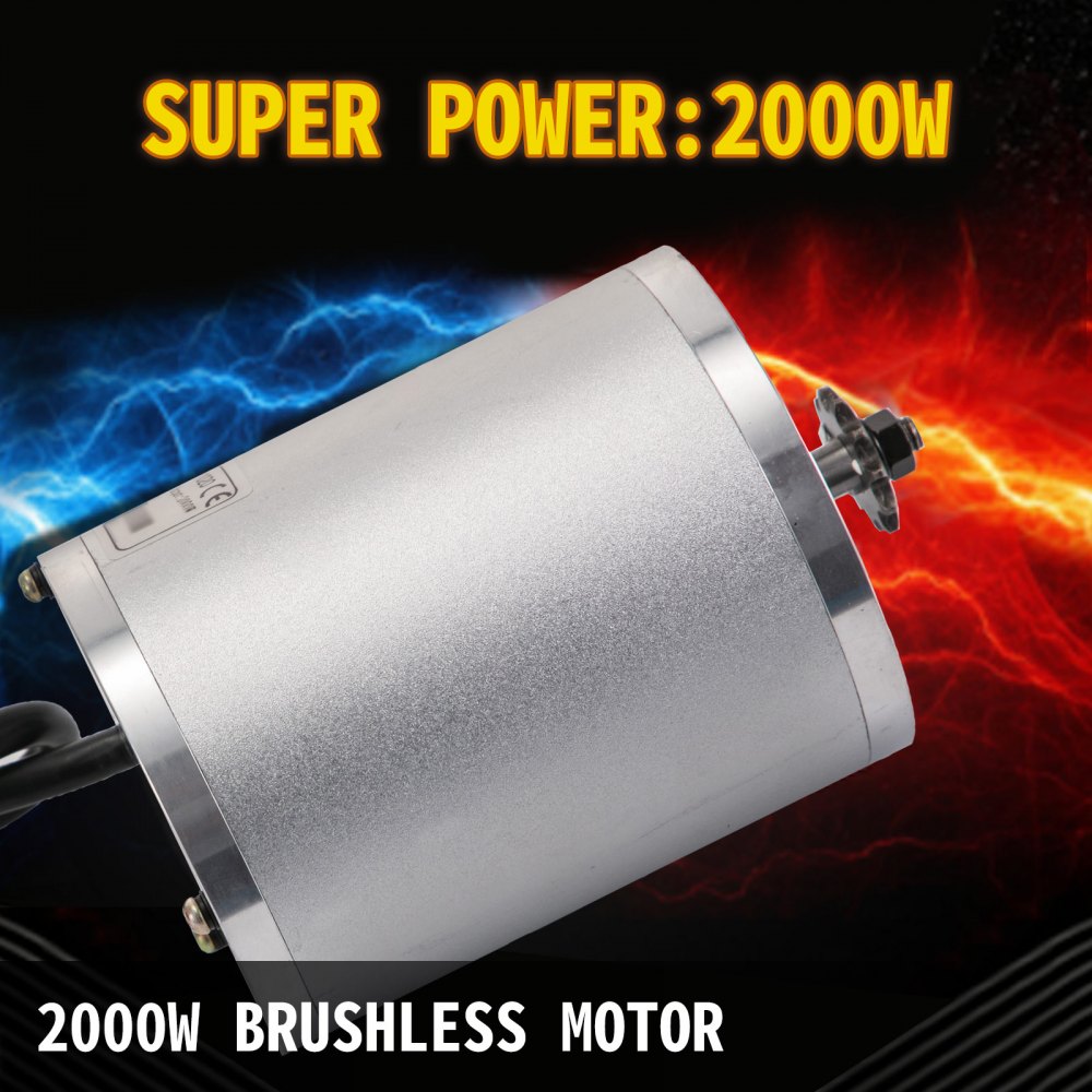 60V DC Motor Brushless Electric Motor 2000W BLDC TDM E-Bike scooter