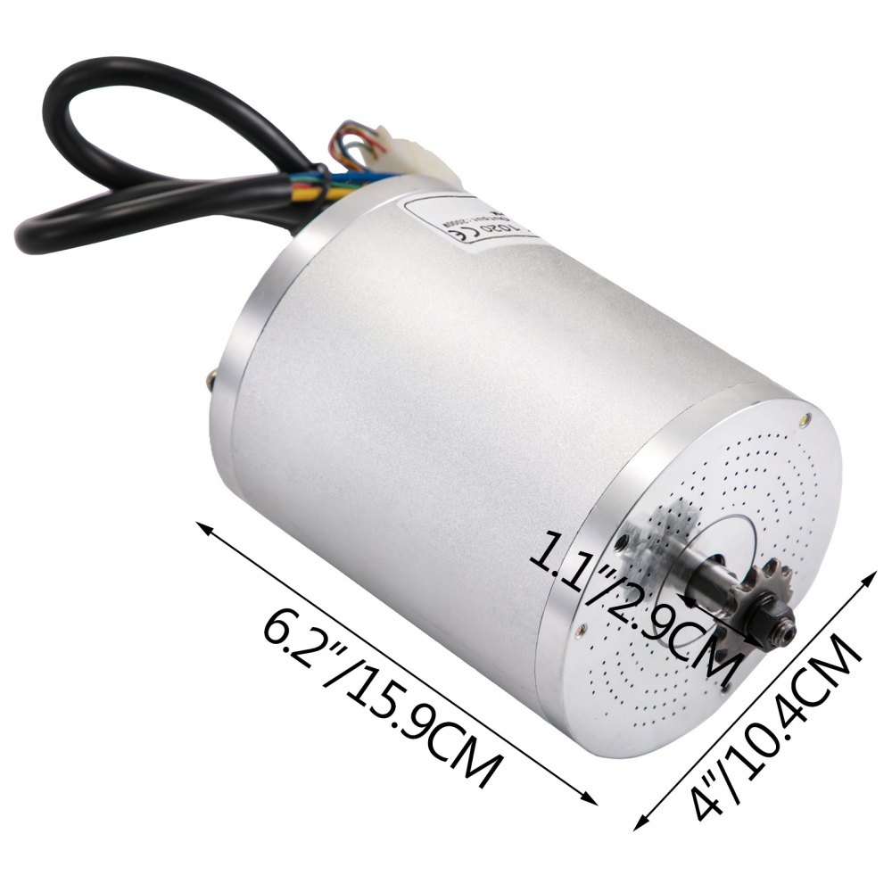 60V DC Motor Brushless Electric Motor 2000W BLDC TDM E-Bike scooter