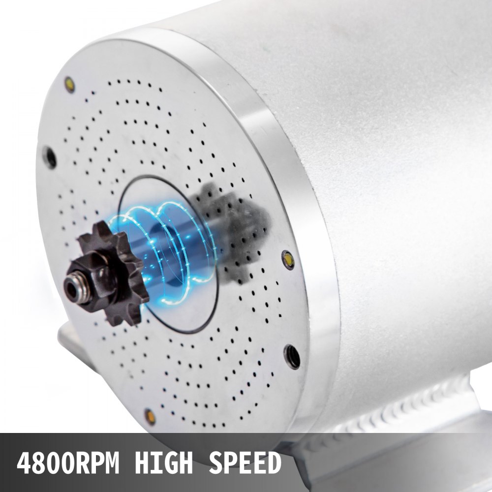 Brushless Electric Motor Controller 60V 3000W BLDC Quad E-Bike Sprocket Stable