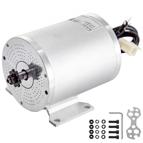 500W 36V DC Brushless Motor w/Mounting Bracket Bicycle Magnet  Electric Motor