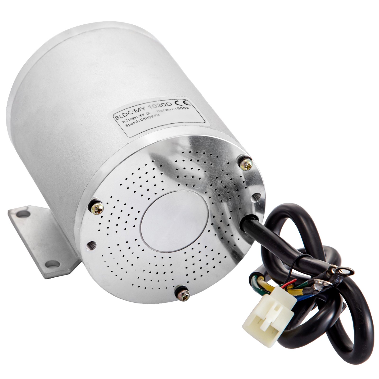 500W 36V DC Brushless Motor w/Mounting Bracket Bicycle Magnet  Electric Motor