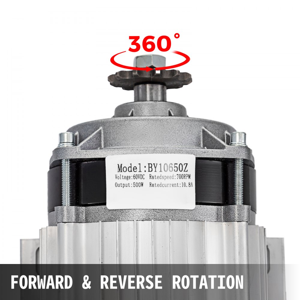60V DC Motor Gear Brushless Electric Motor 500W BLDC sprocket Permanent Scooter