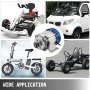 60V DC Motor Gear Brushless Electric Motor 500W BLDC sprocket Permanent Scooter