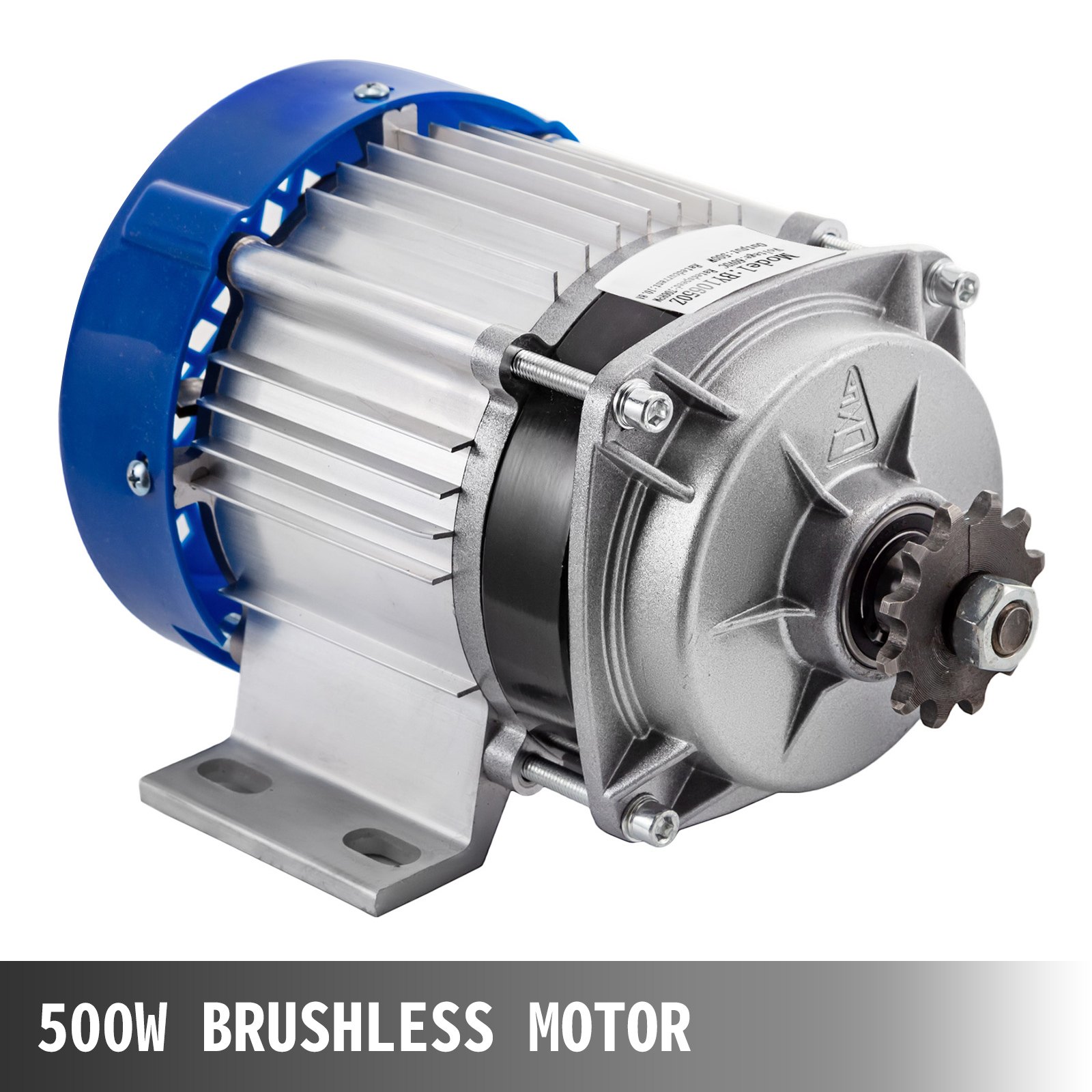 60V DC Motor Gear Brushless Electric Motor 500W BLDC sprocket Permanent Scooter