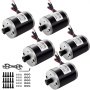 Brushed Motor Go Kart Electric Go Kart Motor 150w 12v Dc Motor 5pcs W/pulley