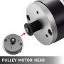 Brushed Motor Go Kart Electric Go Kart Motor 150w 12v Dc Motor 5pcs W/pulley