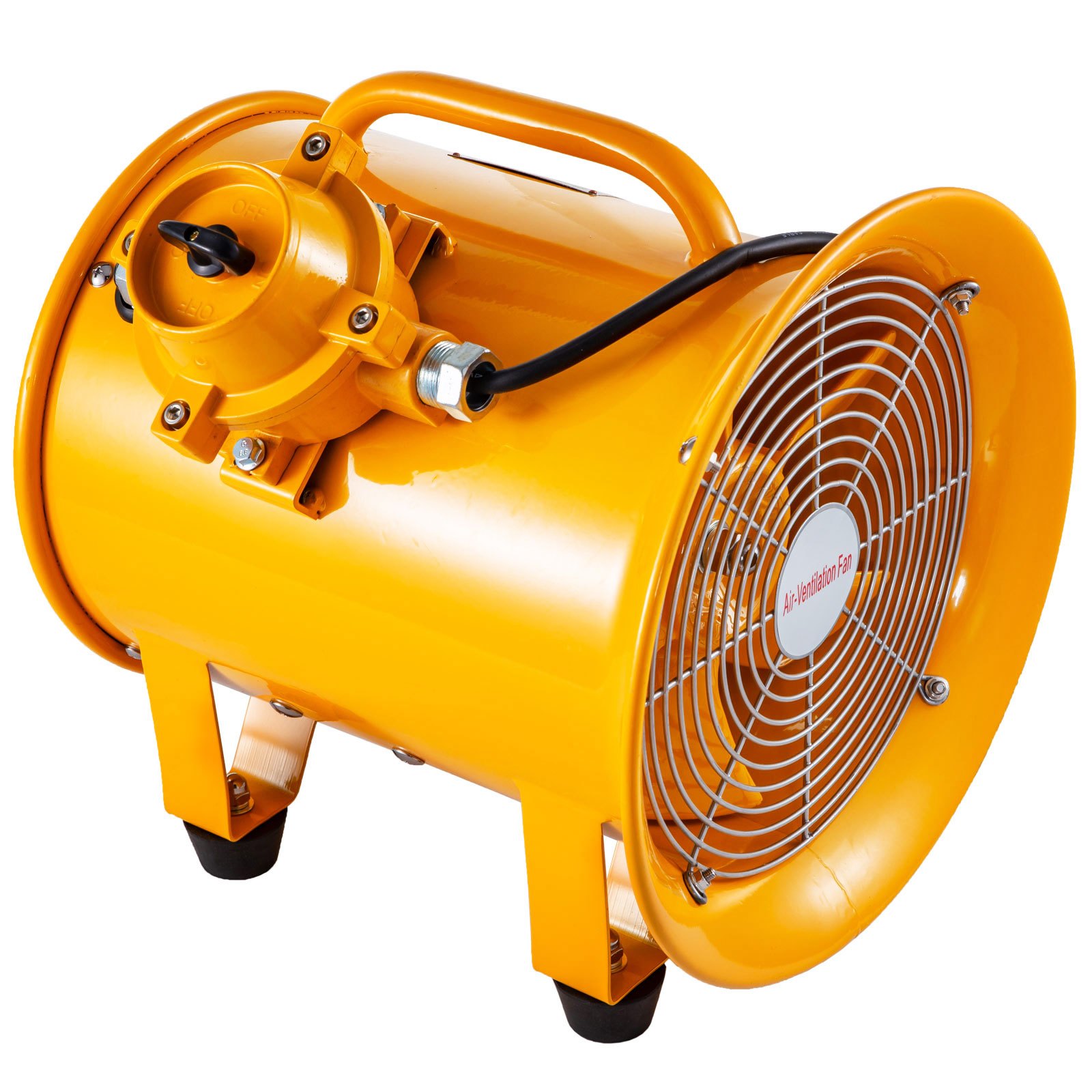 VEVOR Explosion Proof Fan 10 Inch(250mm) Utility Blower Fan 350W 220V 60HZ Speed 3450 RPM for Extraction and Ventilation in Potentially Explosive Environments