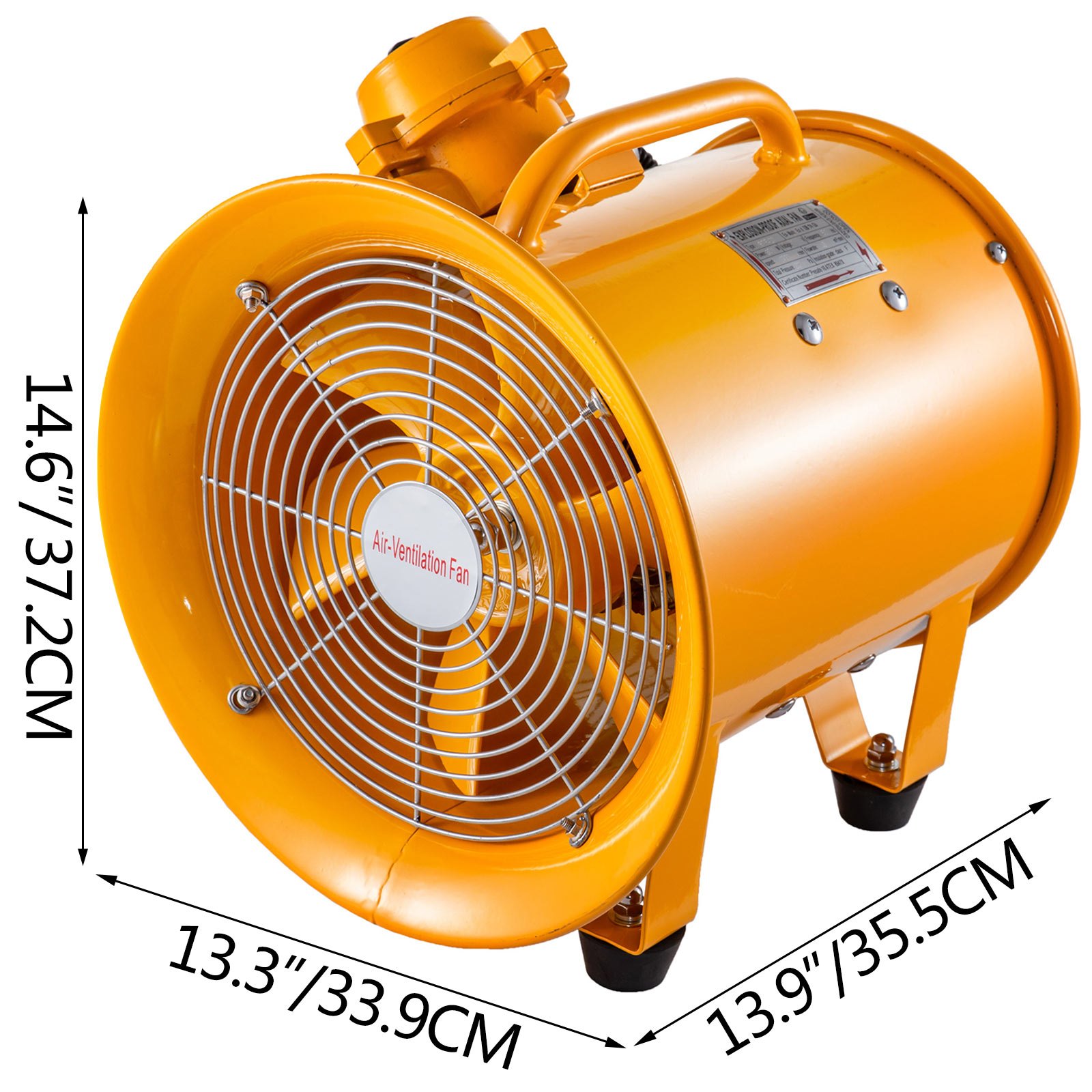 ATEX Certified Ventilators Explosion Proof Fan 10 Inch for Ventilation