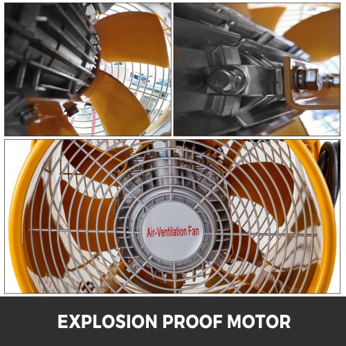 ATEX Certified Ventilators Explosion Proof Fan 12 Inch for Ventilation