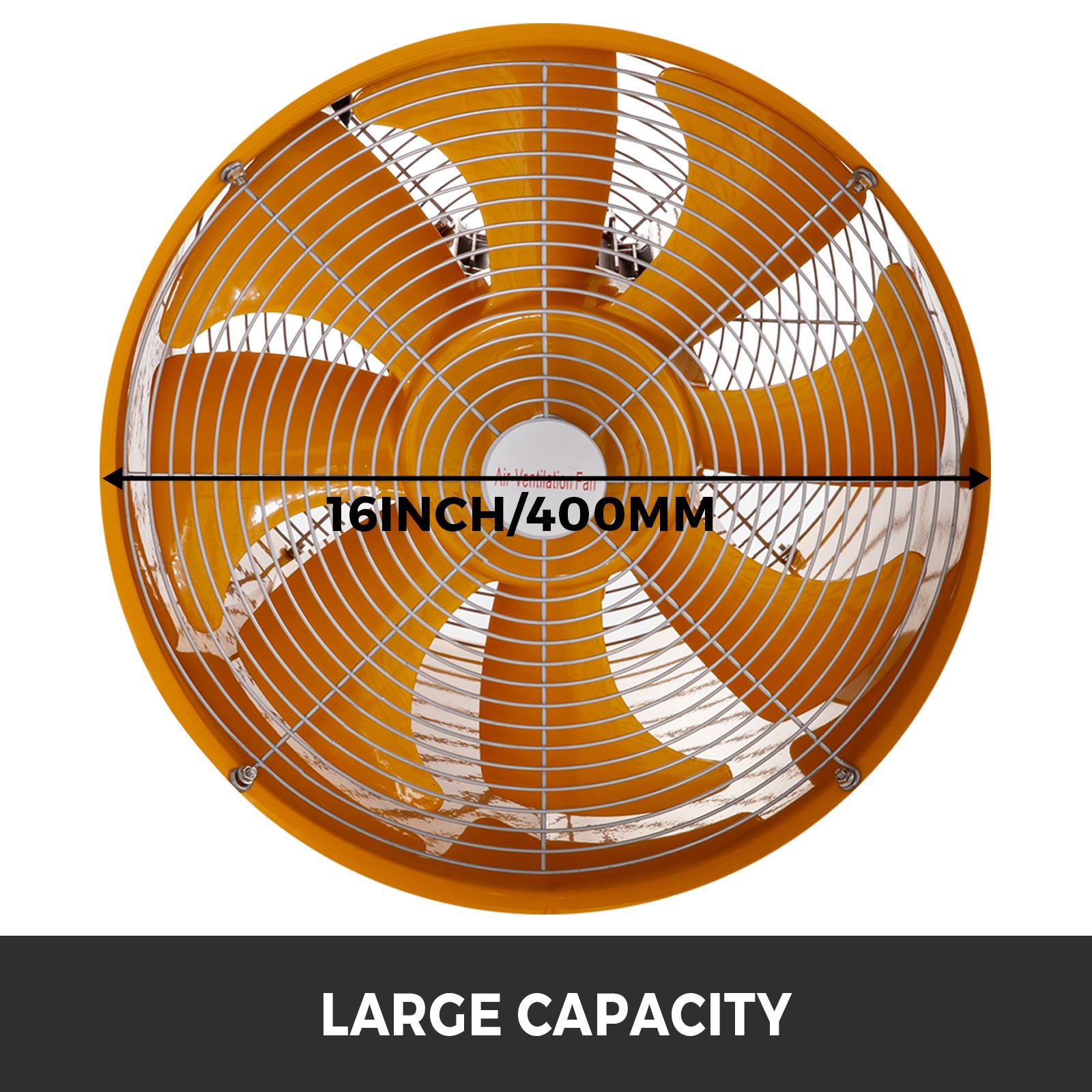 VEVOR Explosion Proof Fan, 16inch Utility Blower Fan 1.1KW 110V Portable Ventilator Explosion Proof Fan 60Hz 3450rpm Ventilation Fan for Extraction Ventilation in Potentially Explosive Environments