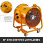 Atex Rated Ventilators Explosion Proof Fan 18 Inch For Ventilation In Office Oil