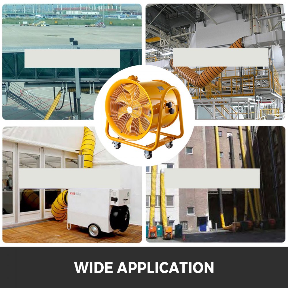 Atex Rated Ventilators Explosion Proof Fan 20 Inch For Ventilation In Office Oil