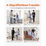 Sit to Stand Patient Lift 400LB Capacity Stand Assist Lift Aid for Home Care Use