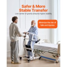 Sit to Stand Patient Lift 400LB Capacity Stand Assist Lift Aid for Home Care Use