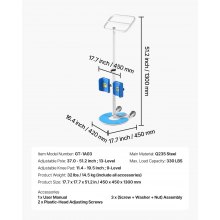 Sit to Stand Lift for Elderly with 360° Swivel Turner Standing Assist Aid 330LB