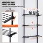 VEVOR Over the Toilet Storage 4-Tier Bathroom Shelf Rack Space Saver Organizer