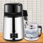 VEVOR Water Distiller, 4L Distilled Water Maker, Pure Water Distiller with Dual Temperature Displays, 750W Distilled Water Machine, Water Distillers for Home Countertop with Glass Container, Silver