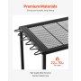 10 Pole Fishing Rod Holder Fishing Rack Cart Organizer with Wheels for Garage