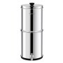 VEVOR Gravity-fed Water Filter System, 2.25G 304 Stainless-Steel Countertop System, Water Filtration System, Reduces Lead and up to 99% of Chlorine, with 2 Carbon Filters & Spigot, for Home Camping RV