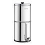 VEVOR Gravity-fed Water Filter System, 2.25G 304 Stainless-Steel Countertop System, Water Filtration System, Reduces Lead and up to 99% of Chlorine, with 2 Carbon Filters, and Water Level  Spigot