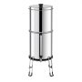 VEVOR Gravity-fed Water Filter System, 2.25G 304 Stainless-Steel Countertop System, Water Filtration System, Reduces Lead and up to 99% of Chlorine, with 2 Carbon Filters, Water Level  Spigot, Stand