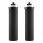 VEVOR Water Filters Replacement, Purification Elements, Activated Carbon Replacement Filters, Easy to Replace Water Filter, Gravity Water Filter System, Compatible with Most Brands, Pack of 2, Black