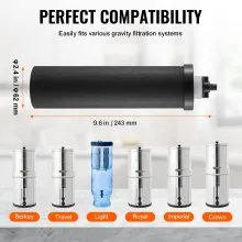 VEVOR Purification Water Filter Replacement for Gravity Filter System 2 Pack