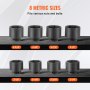 VEVOR Axle Nut Impact Socket Set 3/4" Drive 6-Point 8PCS SAE Spindle Nut Socket