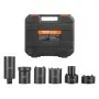 VEVOR Spindle Nut Socket Tool Kit 1/2 inch Drive 6 Piece Axle Hub Nut Socket Set