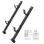VEVOR Trimmer Rack, 2 Place Weeder Trimmer Rack, Trim Holder Trailer Rack Carrier with Zinc Alloy Password Lock, Mount On Landscape Truck Trailer Enclosed Trimmer Rack Weed Eater Racks, Pair
