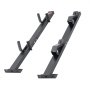 VEVOR Trimmer Rack, 2 Place Weeder Trimmer Rack, Trim Holder Trailer Rack Carrier with Zinc Alloy Password Lock, Mount On Landscape Truck Trailer Enclosed Trimmer Rack Weed Eater Racks, Pair