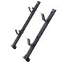VEVOR Trimmer Rack, 2 Place Weeder Trimmer Rack, Trim Holder Trailer Rack Carrier with Zinc Alloy Password Lock, Mount On Landscape Truck Trailer Enclosed Trimmer Rack Weed Eater Racks, Pair