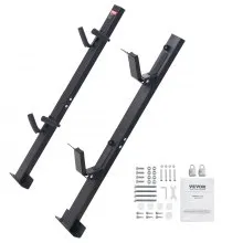 VEVOR Trimmer Rack, 2 Place Weeder Trimmer Rack, Trim Holder Trailer Rack Carrier with Zinc Alloy Password Lock, Mount On Landscape Truck Trailer Enclosed Trimmer Rack Weed Eater Racks, Pair