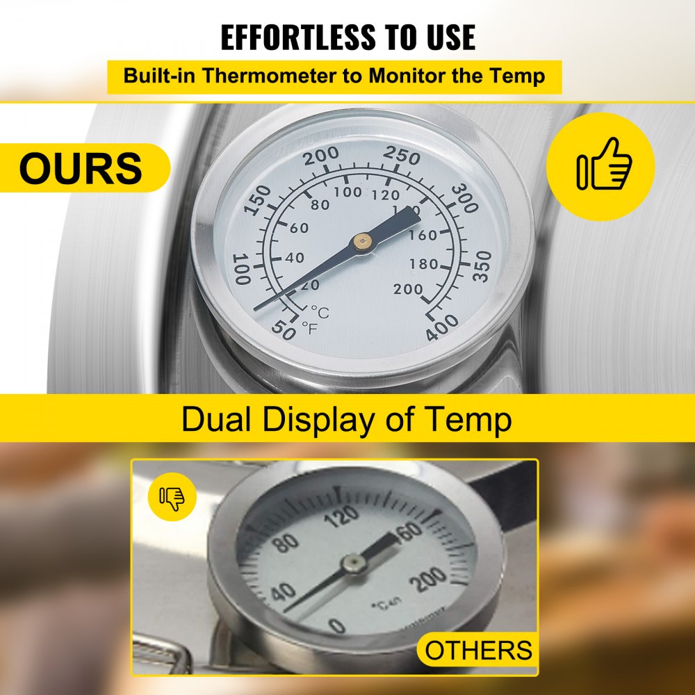 VEVOR Moonshine Destilační palírna 5Gal 21L z nerezové oceli, měděná trubka s oběhovým čerpadlem, domácí sada pro vaření piva, vestavěný teploměr pro kutily, whisky, víno, brandy, lihoviny