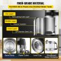 VEVOR Stainless Steel Water Distiller Purifier Machine 1 Gallon / 4 Liter Countertop Home Pure Purifier Filter 750W with Connection Bottle Food-Grade Outlet Glass Container