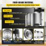 VEVOR Silver Water Distiller 1.1 Gallon/4 L Stainless Steel Water Purifier Distiller 750W Water Distillation Countertop Water Distiller Machine with Connection Bottle Glass Container for Offices Home