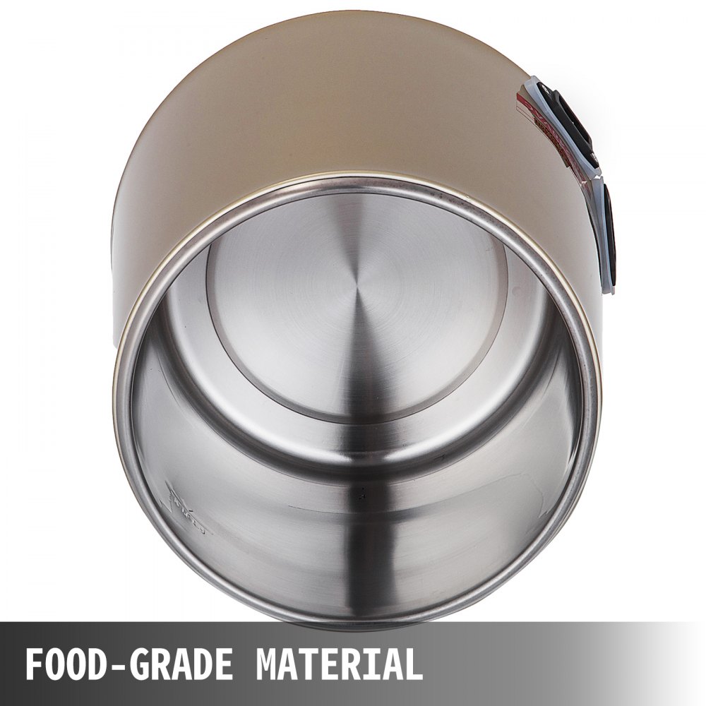 4L Water Distiller Stainless Steel Alcohol Purifier Filter Glass Jar Golden