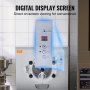 VEVOR commercial ice cream machine with digital display screen for easy on-screen viewing and control.