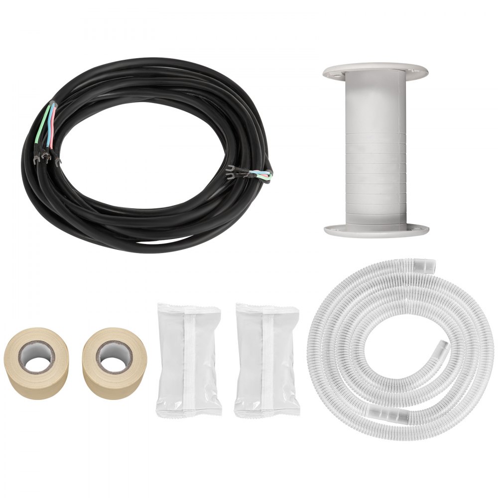 Ductless Mini Split Line Set & Control Wire 1/4"x3/8"x16ft Insulated 100% Copper
