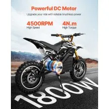 1800W Electric Brushless DC Motor Kit 48V 4500rpm with Upgraded Speed Controller