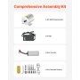 VEVOR 1800W 48VElectric Brushless DC Motor Kit with Upgraded Speed Controller