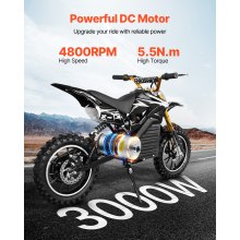 3000W Electric Brushless DC Motor 60V 4800rpm Motor for E-Bike Dirt Bike DIY