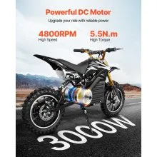 3000W Electric Brushless DC Motor 60V 4800rpm Motor for E-Bike Dirt Bike DIY