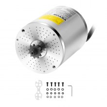 VEVOR 3000W Electric Brushless DC Motor 60V 4800rpm Motor for E-Bike Dirt Bike