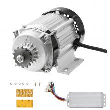 VEVOR 750W Electric Brushless DC Motor Kit 48V 2700rpm with Upgraded Controller