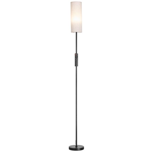 VEVOR Floor Lamp Stepless Dimmable Colors Living Room Lamp with Remote Control