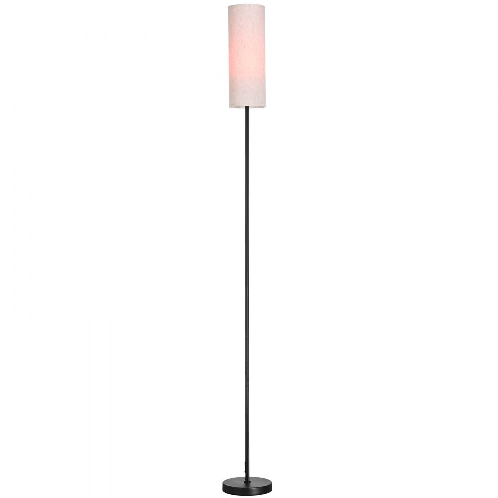 Lámpara de pie regulable VEVOR, colores ajustables sin escalonamientos, moderna lámpara de pie con control remoto, interruptor de pie y control por aplicación, lámpara de pie alta para sala de estar, dormitorio, oficina, bombilla LED de 9 W incluida.