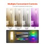 VEVOR Floor Lamp Stepless Dimmable Colors Living Room Lamp with Remote Control