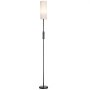 VEVOR Dimmable Floor Lamp, Stepless Adjustable Colors, Modern Standing Lamp with Remote Control, Foot Switch & APP Control, Tall Floor Lamp for Living Room, Bedroom, Office, 9W LED Bulb Included